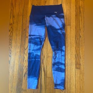 Puma Blue and Black Leggings